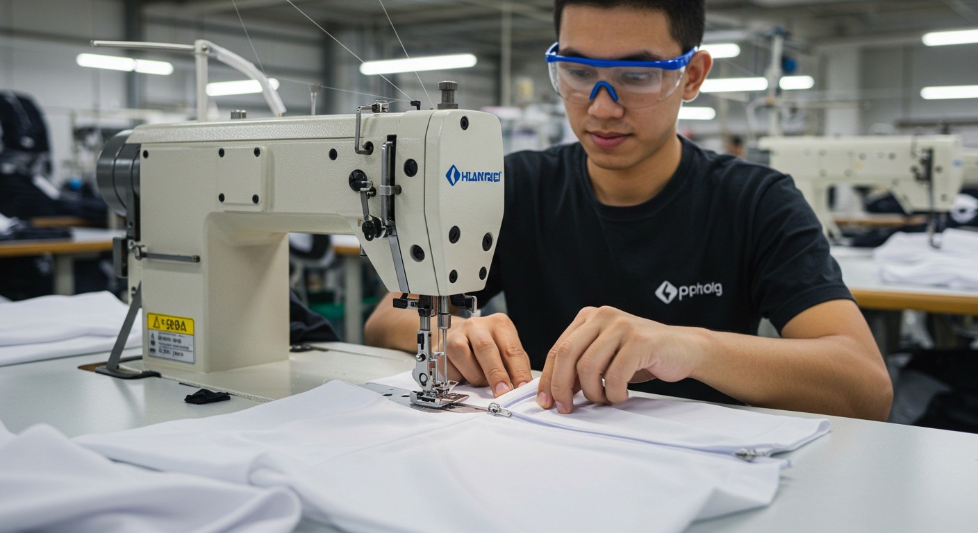 Пошив корпоративных футболок с молнией