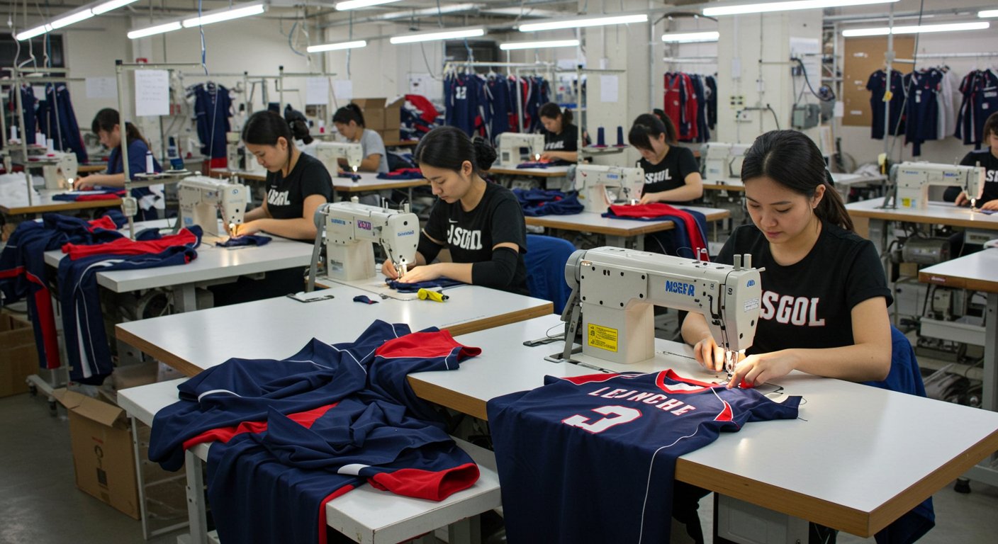 Волейбольная форма с логотипами команды