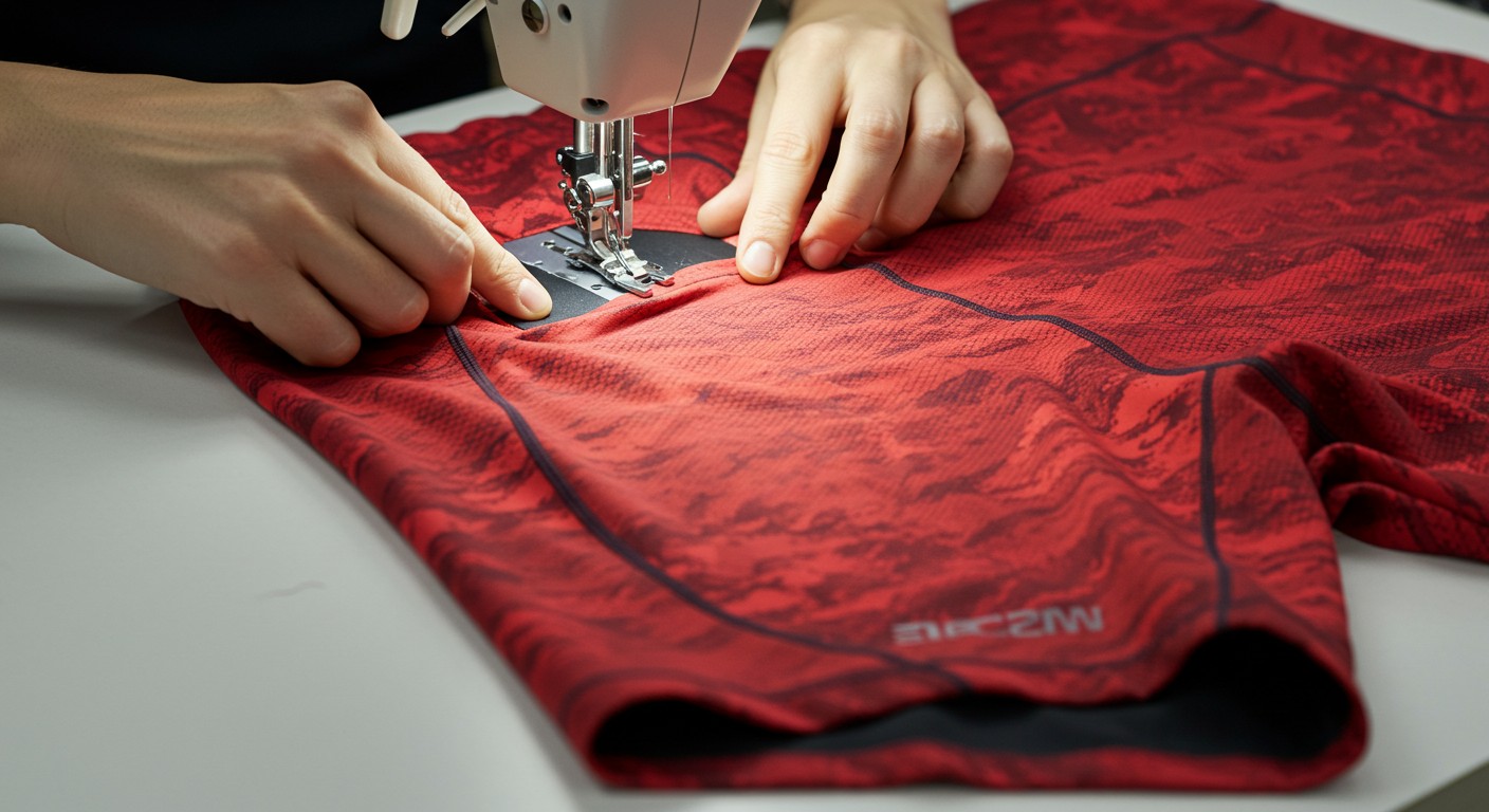 Пошив спортивной одежды с влагопоглощением из высокотехнологичных тканей