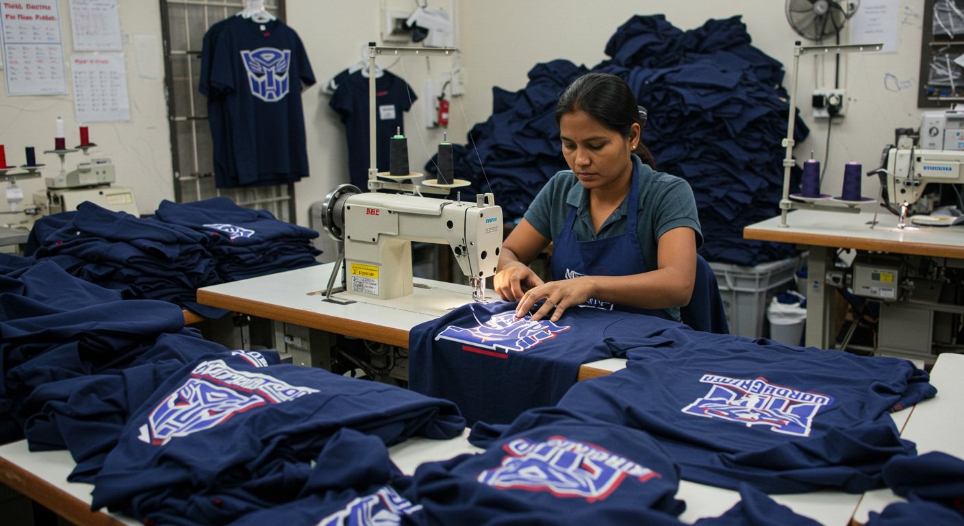 Пошив корпоративных футболок трансформеров