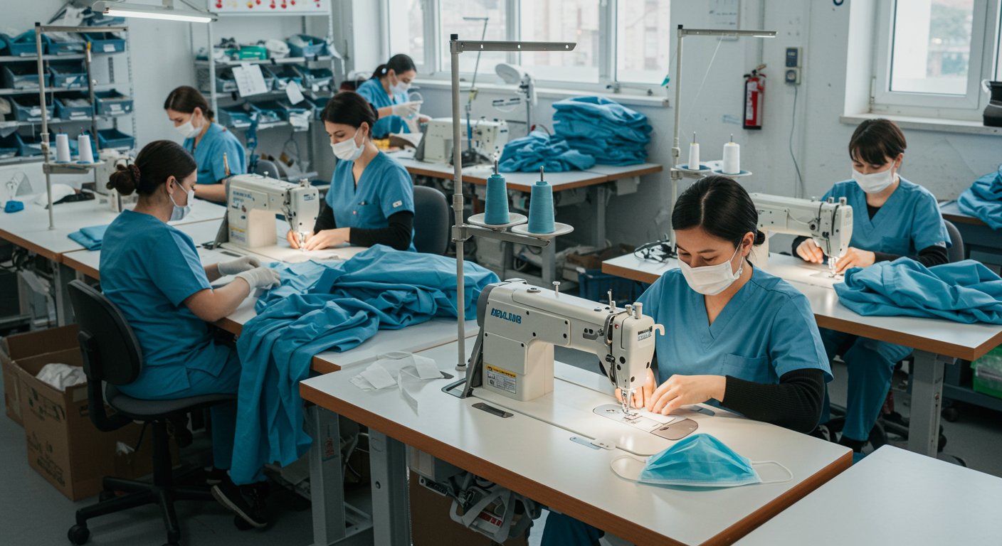 Пошив аксессуаров для медицинского персонала
