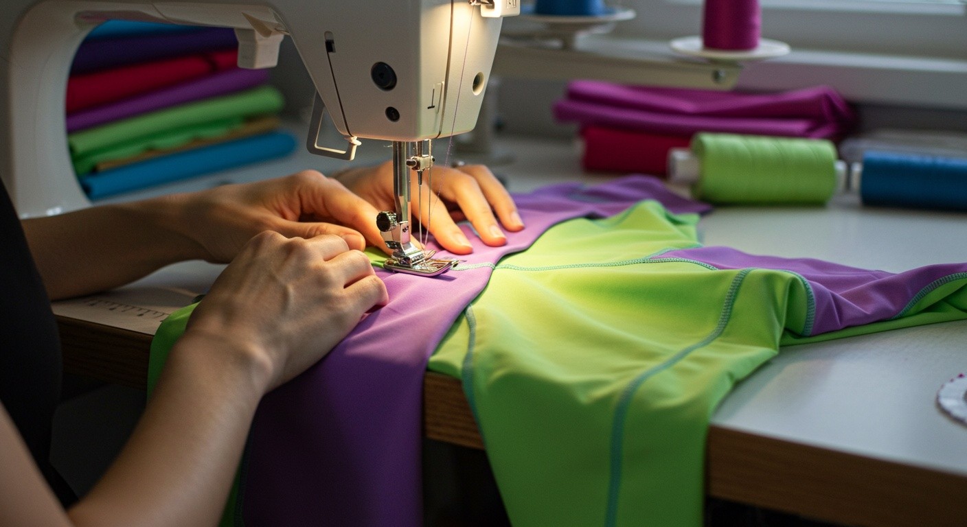 Пошив спортивной одежды с повышенной эластичностью для пилатеса