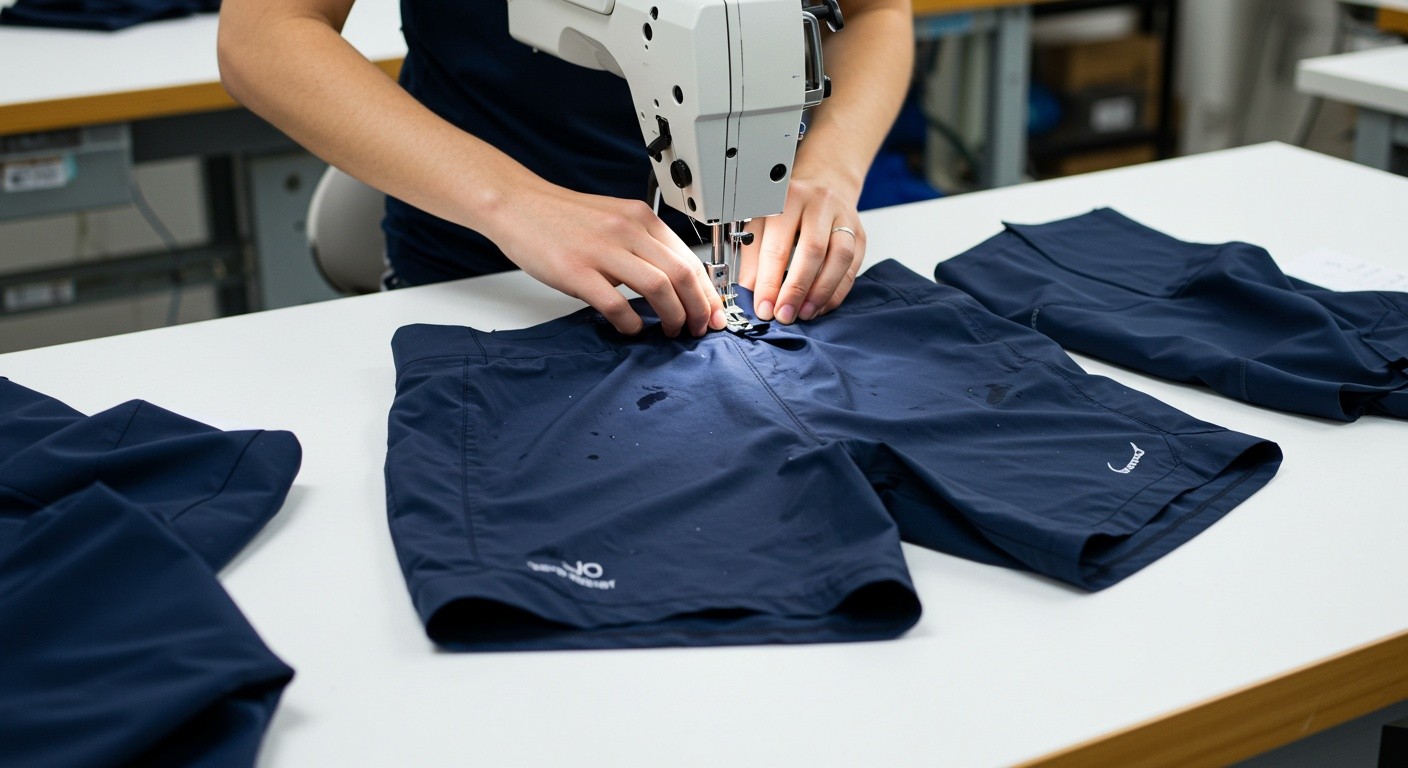 Пошив спортивной одежды с водоотталкивающими свойствами для бега