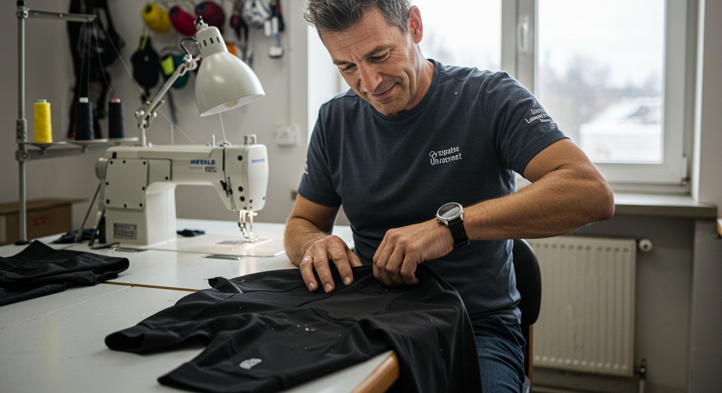 Пошив спортивной одежды с водоотталкивающими свойствами для велоспорта