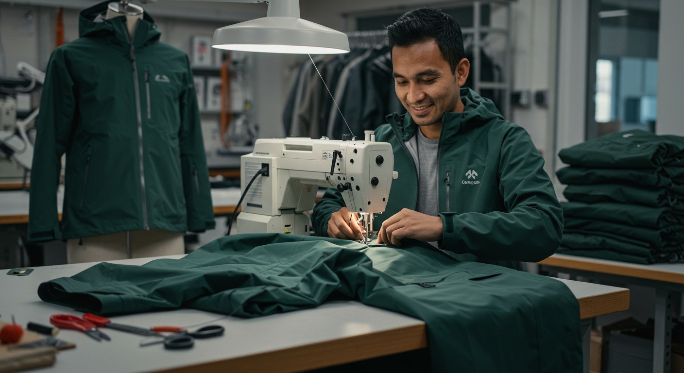 Пошив спортивной одежды с водоотталкивающими свойствами для походов