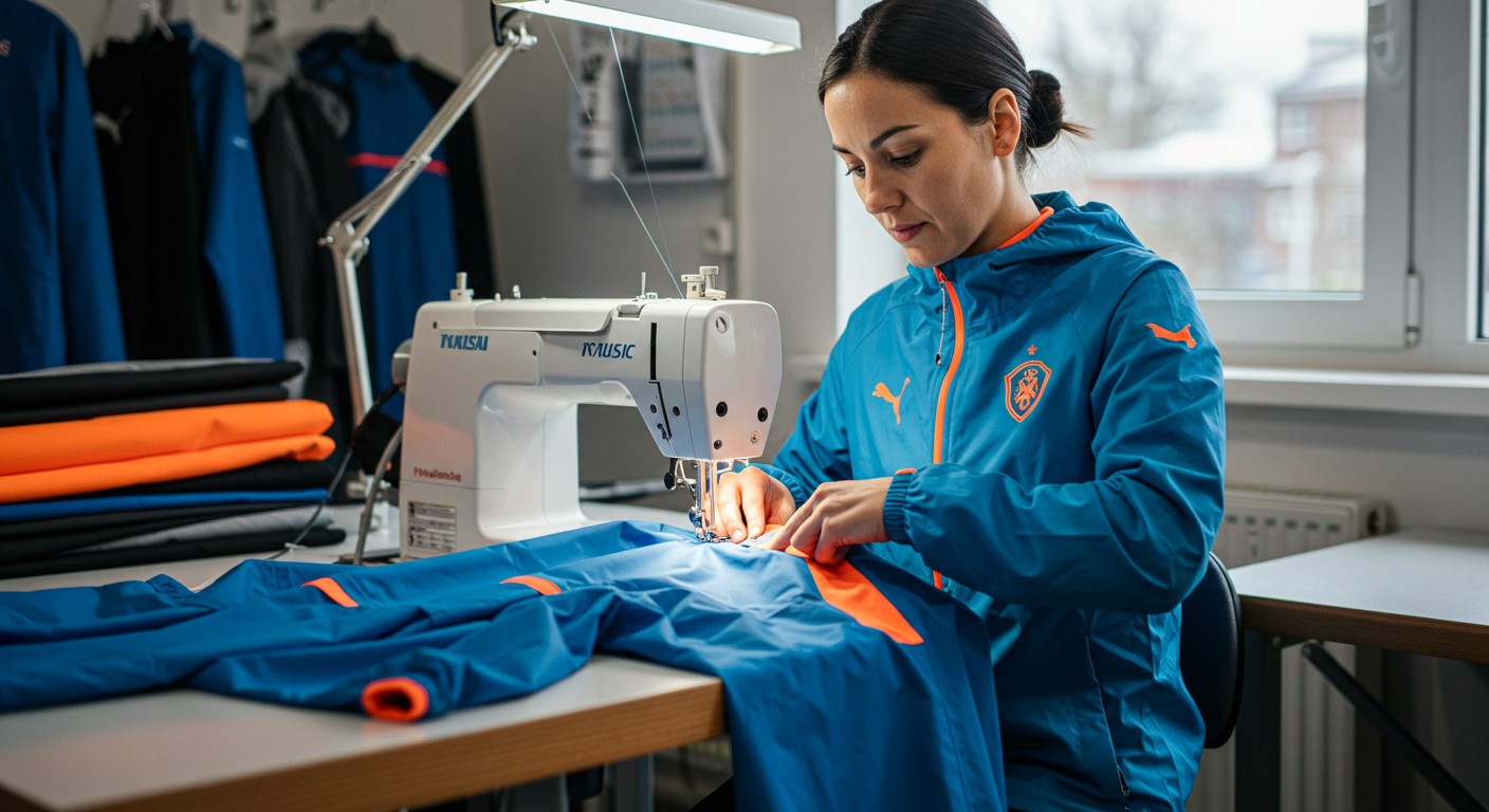 Пошив спортивной одежды с водоотталкивающими свойствами для командных тренировок