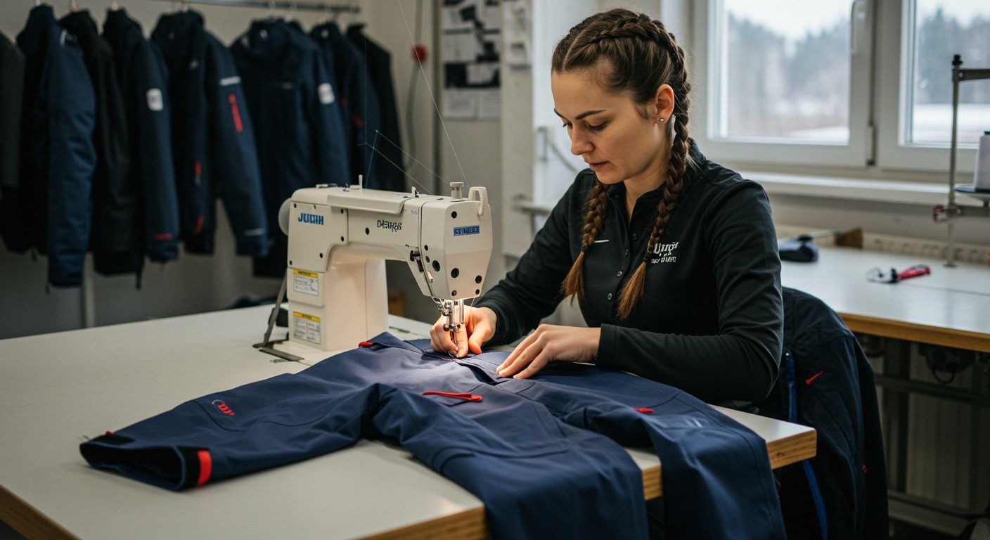 Пошив спортивной одежды для зимних видов спорта для лыжного спорта