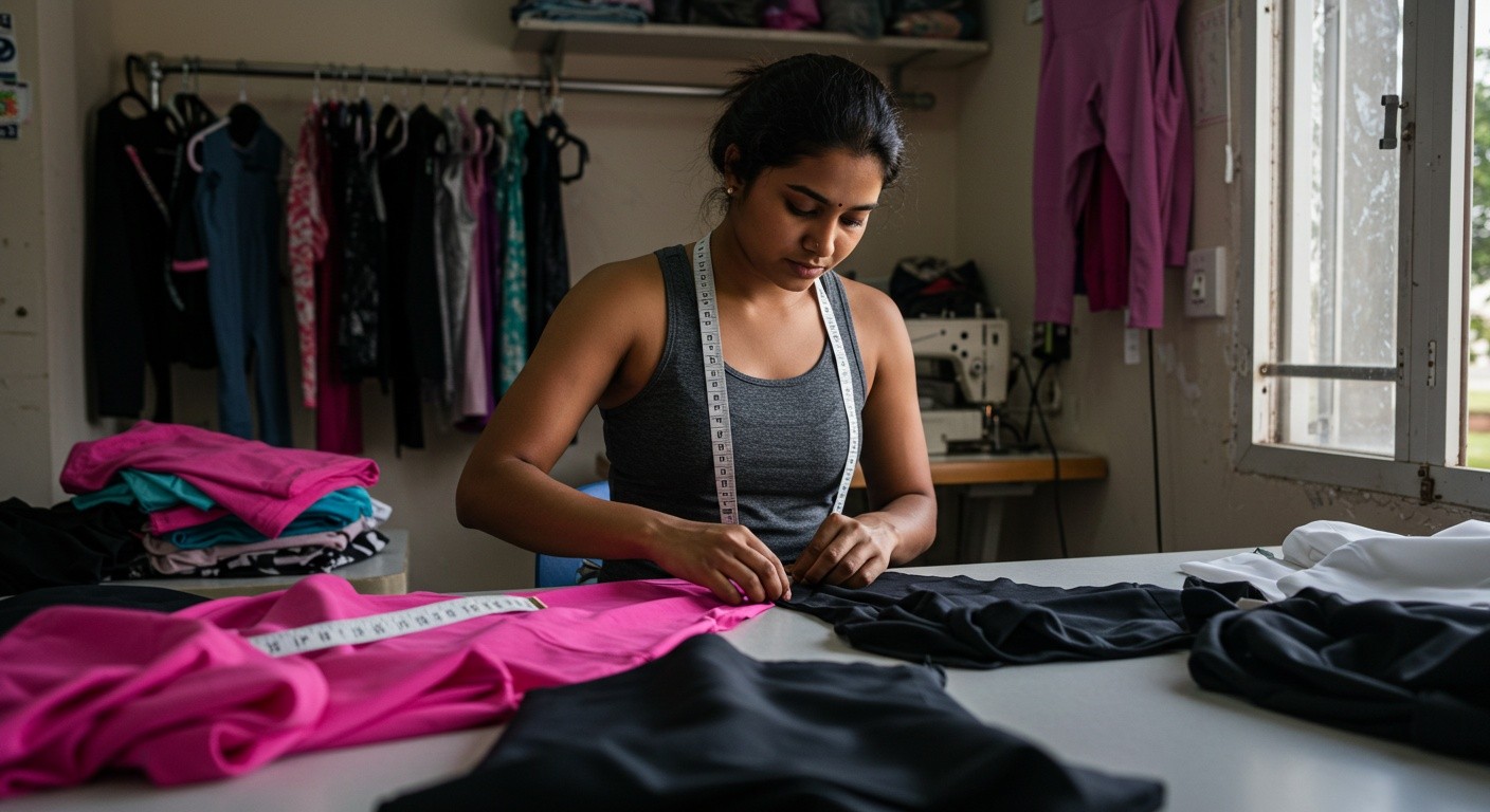 Пошив спортивной одежды для фитнеса и тренировок для пилатеса