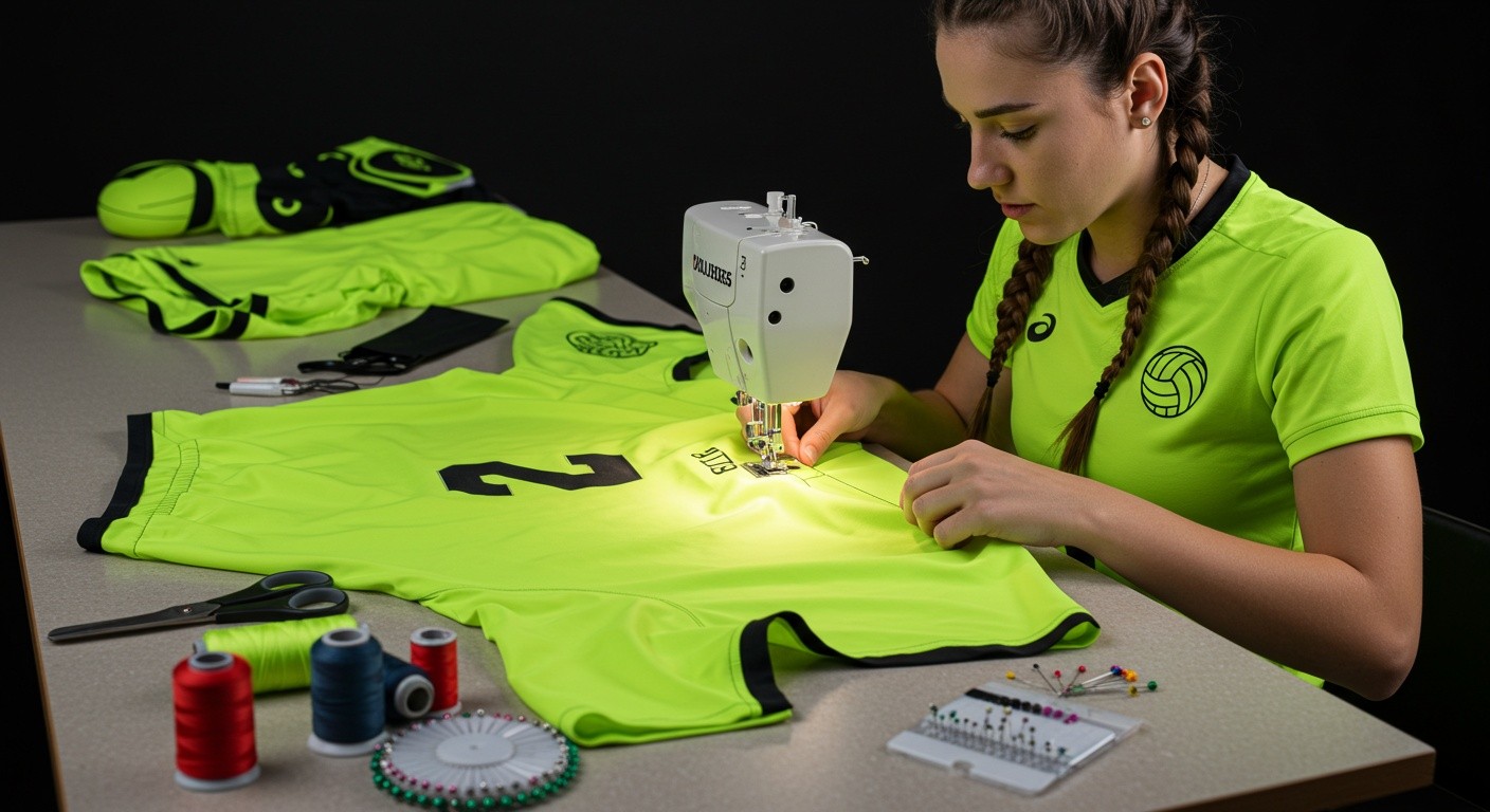 Пошив спортивной одежды для командных игр для волейбольных команд