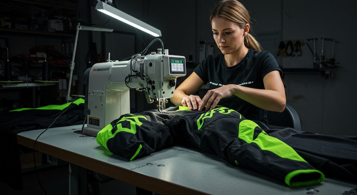 Пошив спортивной одежды для экстремальных видов спорта для мотокросса