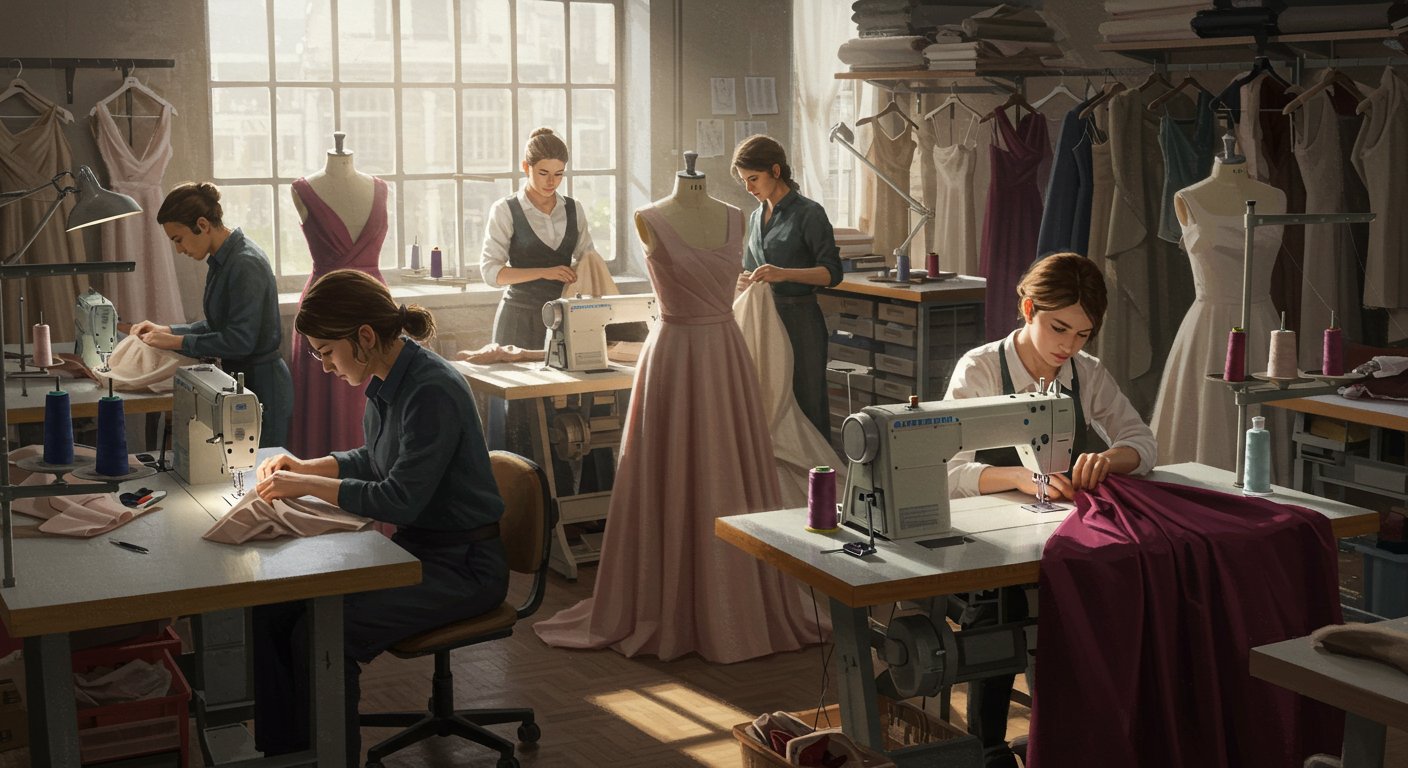 Пошив вечерних нарядов