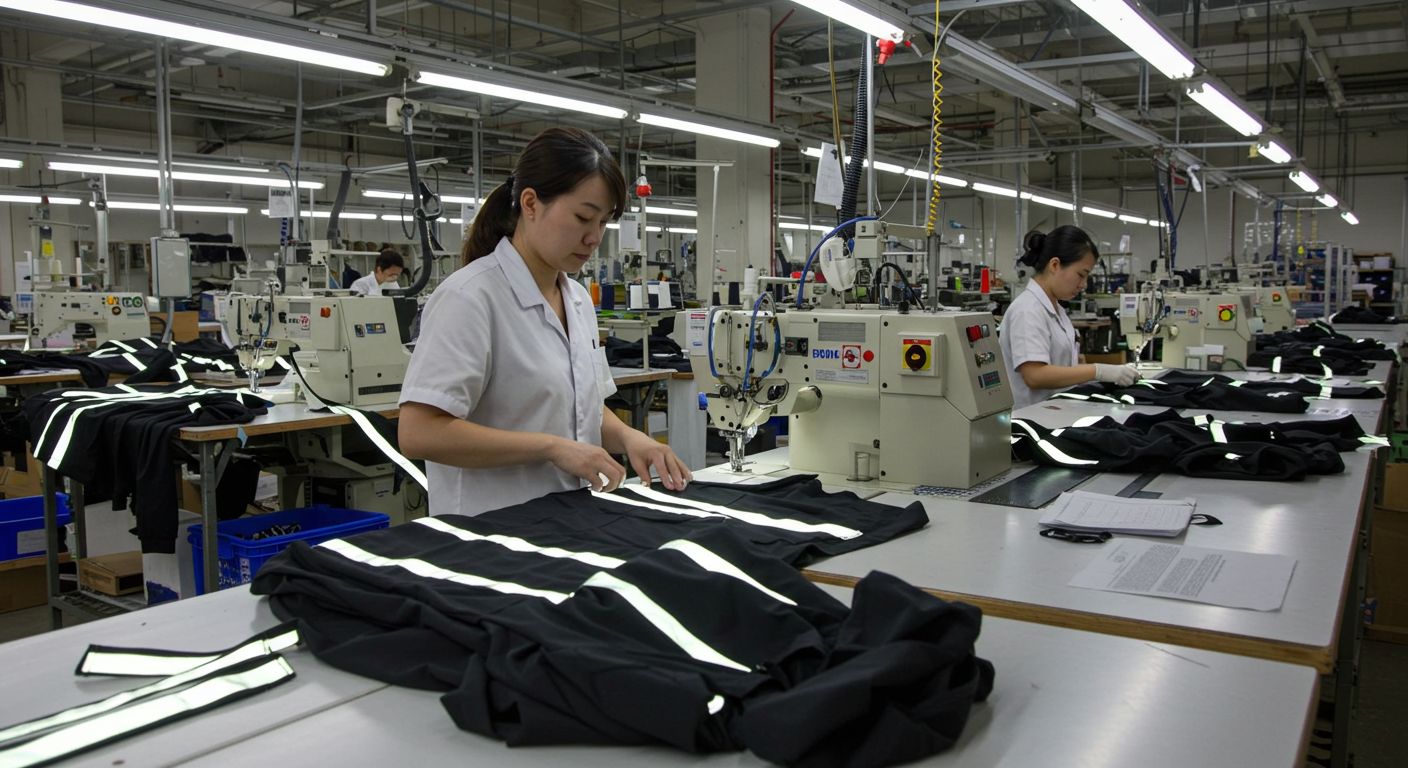 Спортивная одежда с отражающими элементами