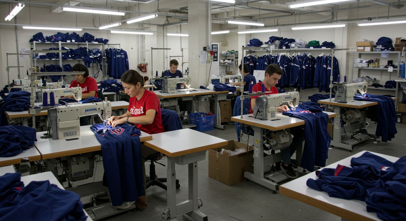 Пошив одежды для спортивных команд